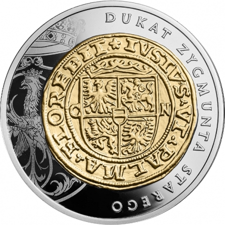 Coin reverse 20 pln Ducat of Sigismund the Elder