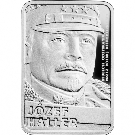 Rewers monety 10 zł Józef Haller