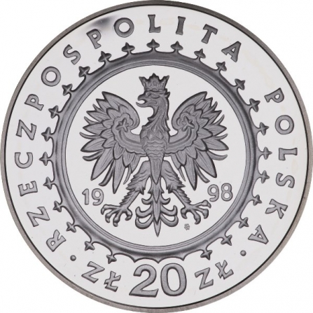 Coin obverse 20 pln The Kornik Castle