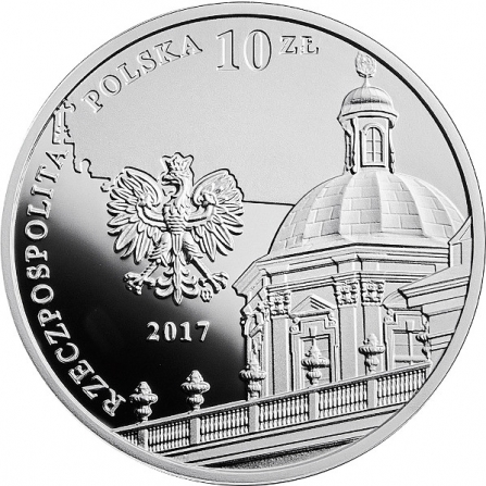 Awers monety10 zł 200-lecie istnienia Zakładu Narodowego im. Ossolińskich