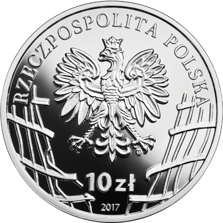 Awers monety10 zł Witold Pilecki „Witold”