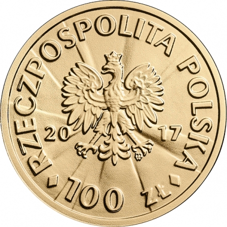 Awers monety100 zł Roman Dmowski