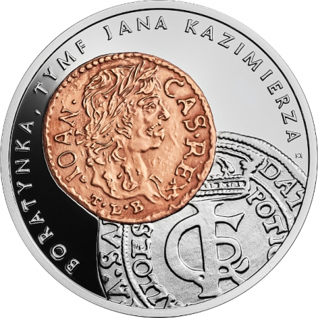 Coin reverse 20 pln Boratynka, tymf of John Casimir Vasa