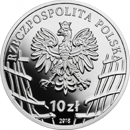 Coin obverse 10 pln Hieronim Dekutowski „Zapora”