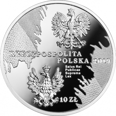 Awers monety10 zł Sejm Ustawodawczy 1919-1922