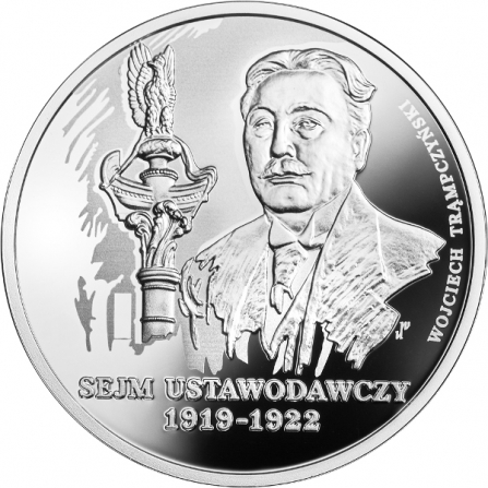 Rewers monety 10 zł Sejm Ustawodawczy 1919-1922