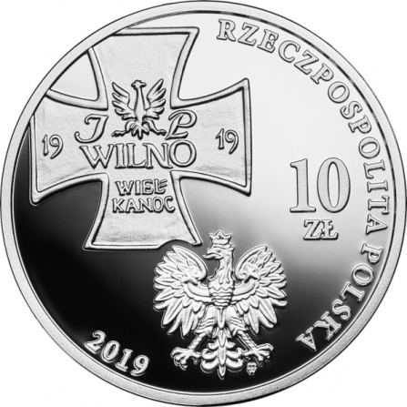 Awers monety10 zł Wyprawa wileńska