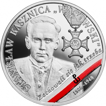 Coin reverse 10 pln Stanisław Kasznica „Wąsowski”