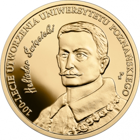 Coin reverse 200 pln 100th Anniversary of the University of Poznań