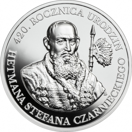 Coin reverse 10 pln 420th Anniversary of the Birth of Hetman Stefan Czarniecki