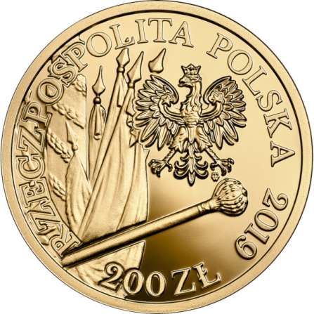 Awers monety200 zł 420. rocznica urodzin Hetmana Stefana Czarnieckiego