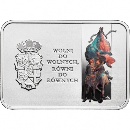 Rewers monety 20 zł 450. rocznica Unii Lubelskiej