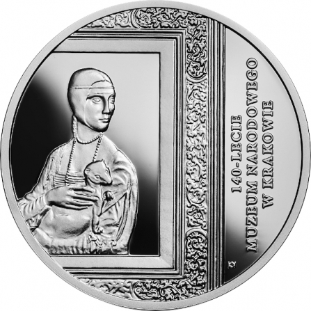 Rewers monety 20 zł 140-lecie Muzeum Narodowego w Krakowie 