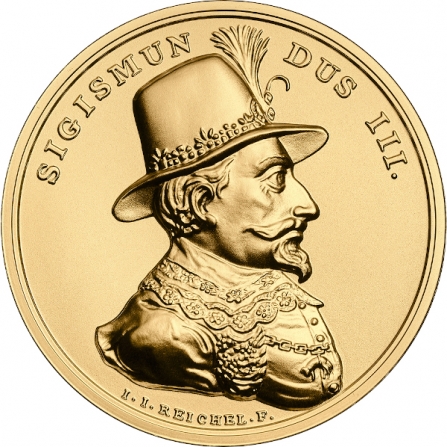 Rewers monety 500 zł Zygmunt III Waza