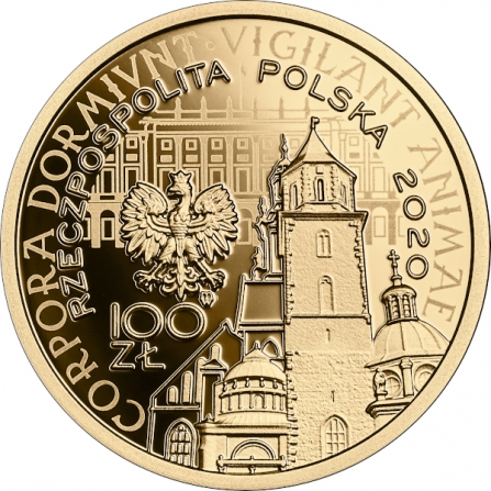 Awers monety100 zł 10. rocznica tragedii smoleńskiej