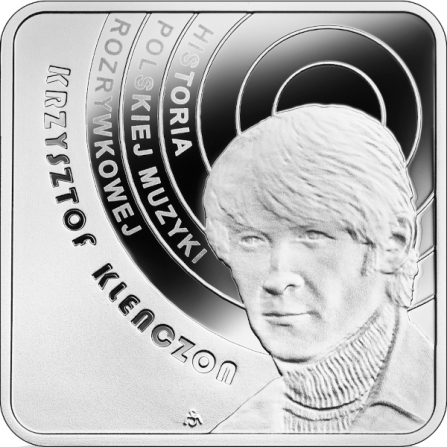 Rewers monety 10 zł Krzysztof Klenczon (kwadrat)
