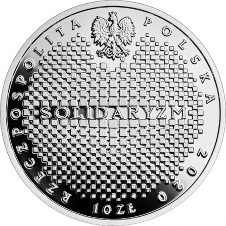 Coin obverse 10 pln Leopold Caro