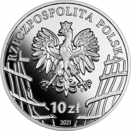 Awers monety10 zł Kazimierz Kamieński „Huzar”