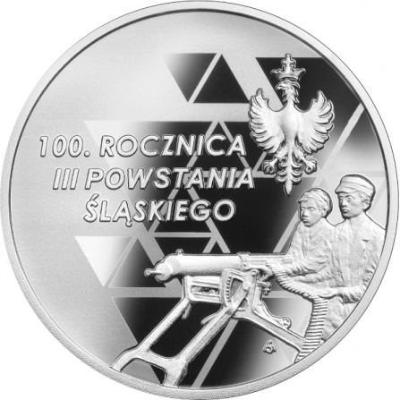Rewers monety 10 zł 100. rocznica III Powstania Śląskiego