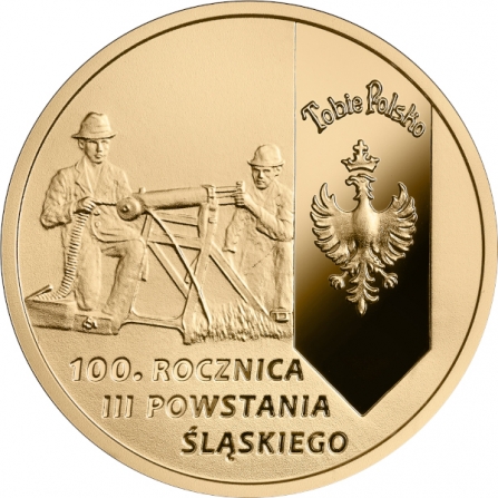 Coin reverse 200 pln 100th Anniversary of the 3rd Silesian Uprising