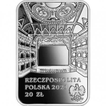 Awers monety20 zł Gabriela Zapolska