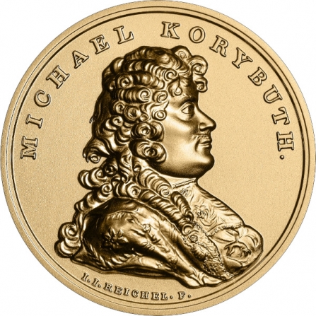 Rewers monety 500 zł Michał Korybut Wiśniowiecki