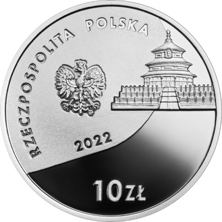 Awers monety10 zł Polska Reprezentacja Olimpijska Pekin 2022