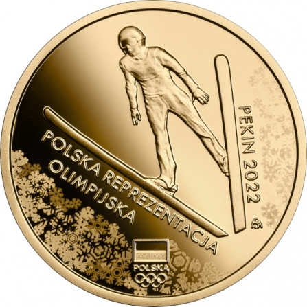 Coin reverse 200 pln Polish Olympic Team – Beijing 2022