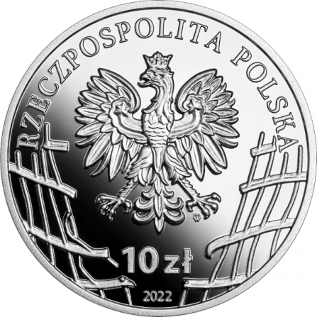 Awers monety10 zł Antoni Żubryd „Zuch”