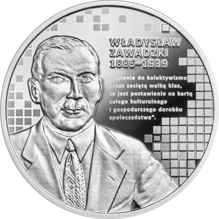 Rewers monety 10 zł Władysław Zawadzki