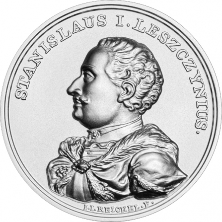 Rewers monety 50 zł Stanisław Leszczyński