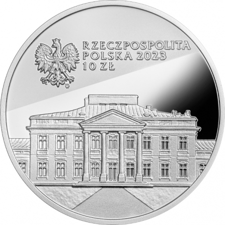 Awers monety10 zł Stanisław Wojciechowski
