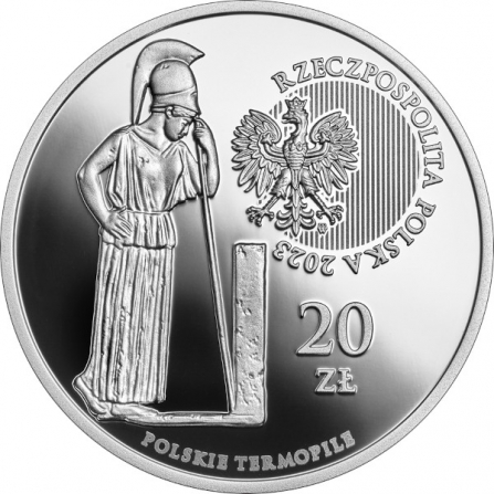 Awers monety20 zł Warszawskie Termopile