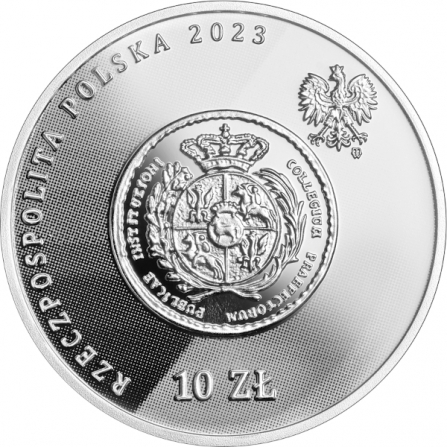 Coin obverse 10 pln 250th anniversary of the Commission of National Education