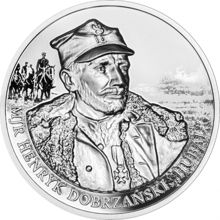 Coin reverse 10 pln Major Henryk Dobrzański Hubal