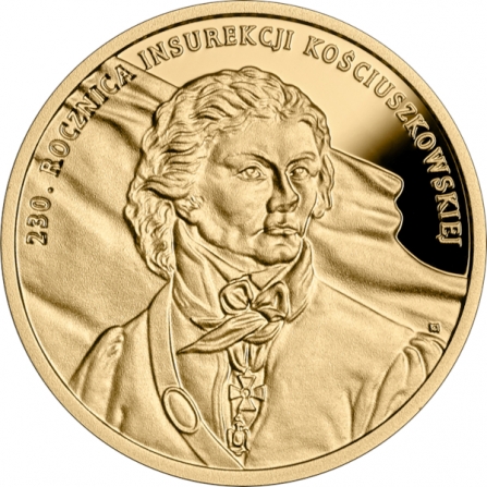 Rewers monety 100 zł 230. rocznica insurekcji kościuszkowskiej