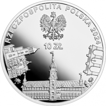 Coin obverse 10 pln A Free and Sovereign Poland