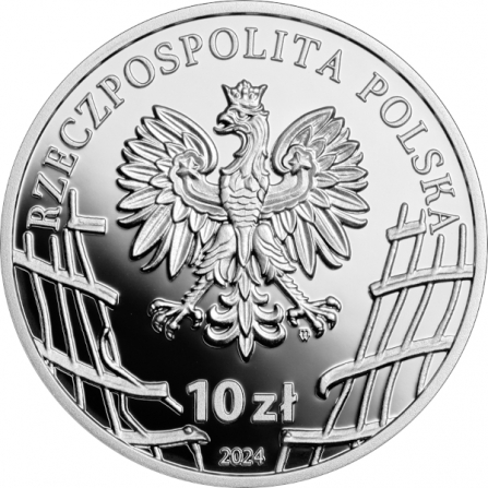 Awers monety10 zł Ksiądz Władysław Gurgacz „Sem”