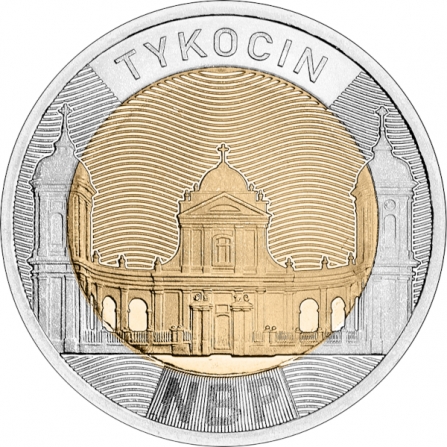 Rewers monety 5 zł Tykocin