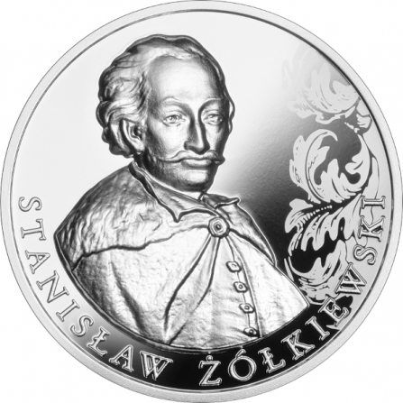 Rewers monety 10 zł Stanisław Żółkiewski