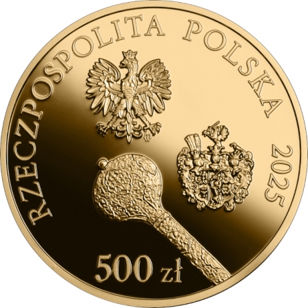 Awers monety500 zł Jan Karol Chodkiewicz