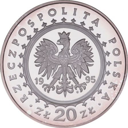 Coin obverse 20 pln Royal Palace in Łazienki