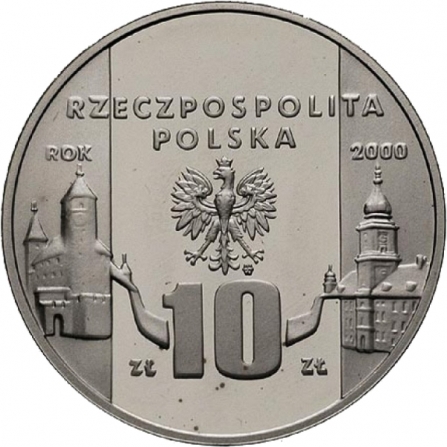Awers monety10 zł Muzeum Polskie w Rapperswilu - 130. rocznica powstania