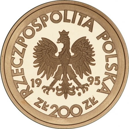Coin obverse 200 pln XIII Chopin Piano Competition