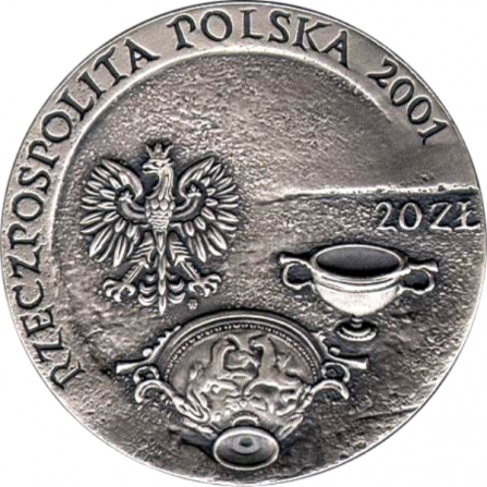 Awers monety20 zł Szlak bursztynowy