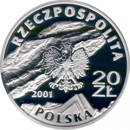 Awers monety20 zł Kopalnia soli w Wieliczce